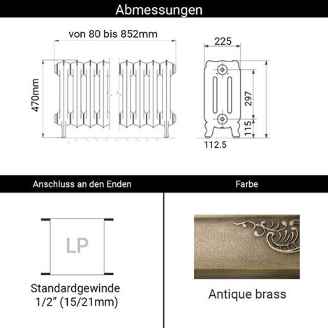 Heizkörper 1500W 230V Länge 648mm Breite 57mm Anschluss M4 Rohr 8,5mm U-Form, für Hähnchen-Grill | online kaufen Heizkörper 1500W 230V Länge 648mm Breite 57mm Anschluss M4 Rohr 8,5mm U-Form, für Hähnchen-Grill | online kaufen