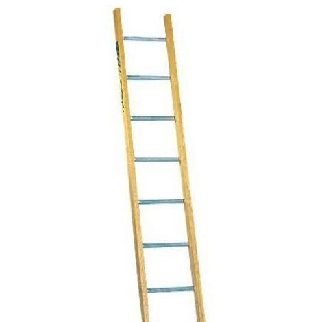 Leiter aus Holz-Alu 9 Sprossen - Länge 2.50m - MS1250