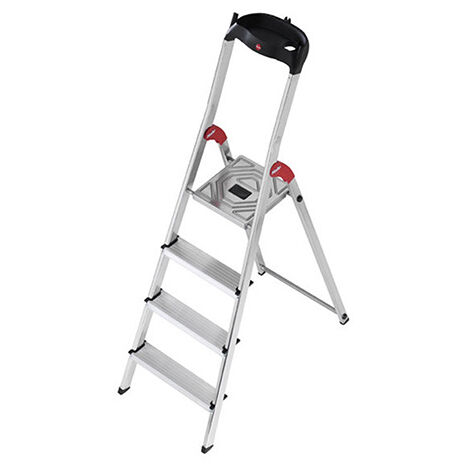 Stehleiter 4 Stufen - Maximale Arbeitshöhe 2.84m - 8504-001