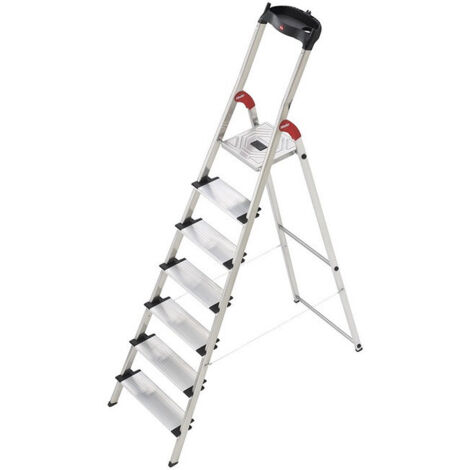 Stehleiter 3 Stufen - Maximale Arbeitshöhe 3.50m - 8817-001