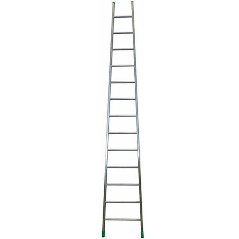 Obstbaumleiter 4m aus Aluminium kegelförmig mit flachen 32cm tiefen Sprossen - CN - CN40