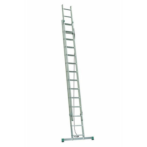 Schiebleiter 2x16 Sprossen - Länge 7.66m - 7316