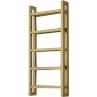 Goldener elektrischer Handtuchtrockner, 1150 mm hoch und 500 mm breit - 600 Watt - STA1150/500E1BRA