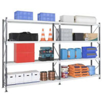 Regale für Sprinkleranlagen 4 Ebenen - nächstes Element - 2500x2000x600mm - 378kg/niv - Nur in Verbindung mit einem Startmodul verwendbar. - RAYOSPR/4N/2060/S1