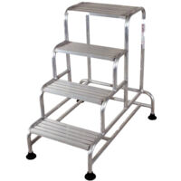 Trittleiter aus Aluminium – 4 Stufen – Max. Arbeitshöhe 3.00m - PL4