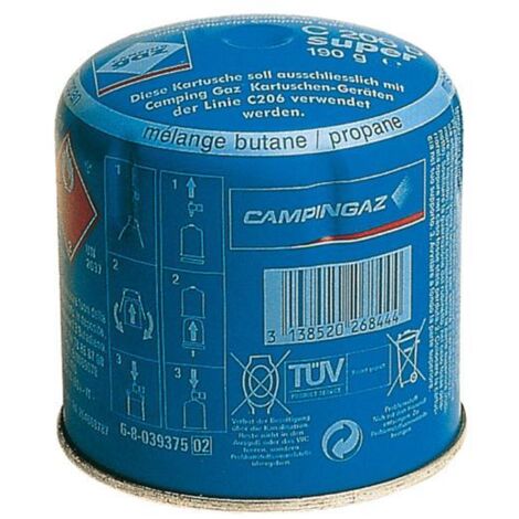 Kit lampe + réchaud à gaz + 4 cartouches gaz 190gr camper gaz