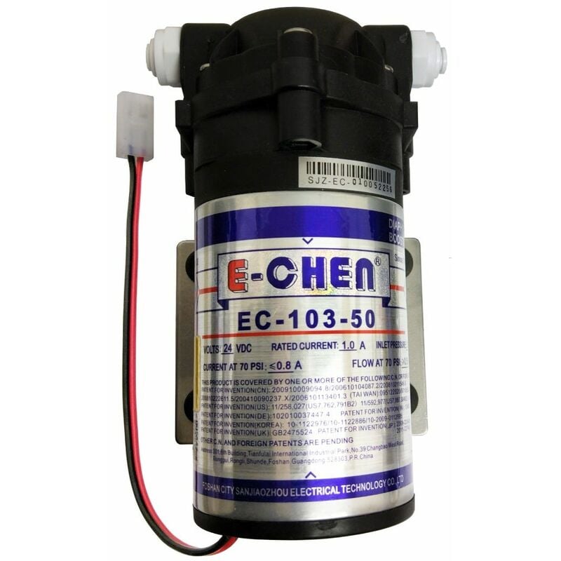 Finerfilters / E-Chen 50GPD Booster Pump Upgrade Kit Includes Diaphragm ...