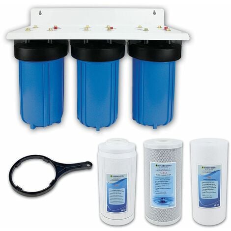 Standard Whole House Water Filter System 10 Jumbo Triple