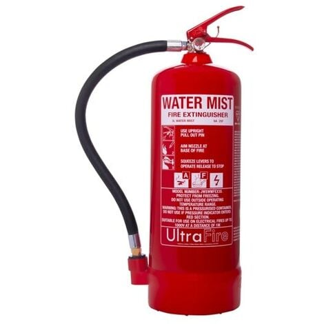 3ltr Water Mist Fire Extinguisher - UltraFire