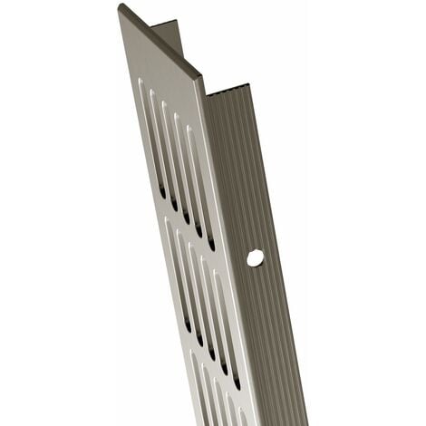 Aluminium Lüftungsgitter 80mm x 200mm Stegblech Heizungsdeckel Edelstahl  eloxiert