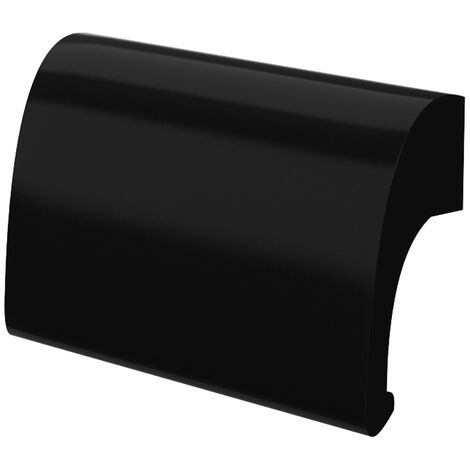 Balkontürgriff Ziehgriff Aluminium Terrassentürgriff Deluxe Türgriff hochwertig Schwarz RAL9005