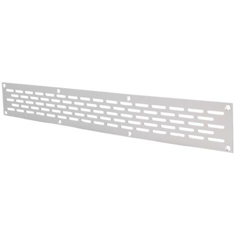 MS Beschläge Aluminium Lochblech – Lüftungsgitter 50 Mm Breite, Lochung 20x3 Mm, Silber Eloxiert | Made In Germany