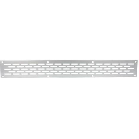 Aluminium Lochblech 150x50mm F1 Lüftungsgitter Lochung 20x3mm Silber eloxiert