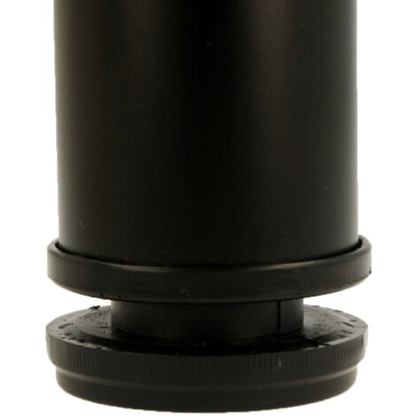Abklappbares Tischbein 870mm Schwarz d: 50mm Möbelfuß Tischfuß aus Metall