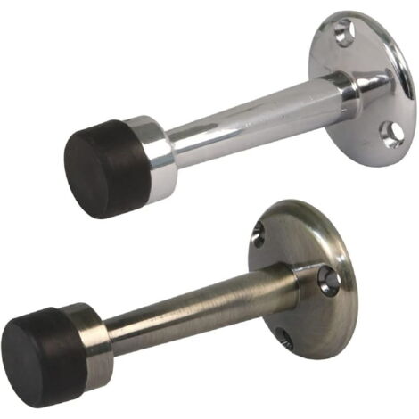 Türklinkenpuffer Türstopper Gummipuffer langer Türpuffer Türstopper in Chrom