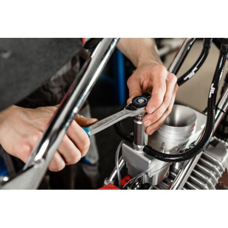 Högert HT1R328 Stahl Umschaltknarre 3/8" Stecknuss-Ratsche Hebelumschaltratsche (1/3)