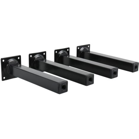 Höhenverstellung Für Möbel - 4er Set Möbelfüße Schwarz