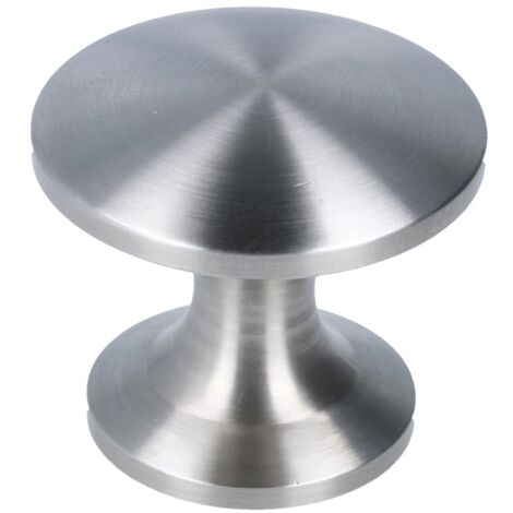 Möbelknopf Schubladenknopf Sockelknopf Schrankknopf Kommodenknopf Edelstahl 26mm