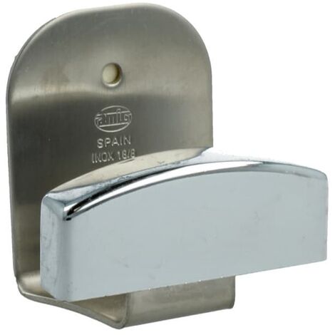 Garderobenhaken Edelstahl Wandhaken Kleiderhaken Schwarz Haken Eckig Garderobe E - Foto 2