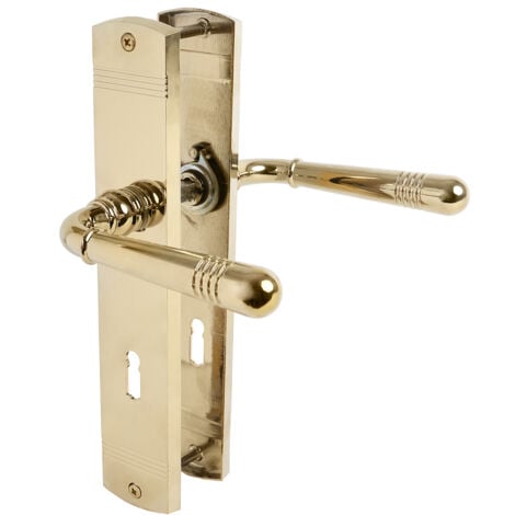 Jones & Grey Türklinken Set - Massives Messing, Poliert & Elegant!