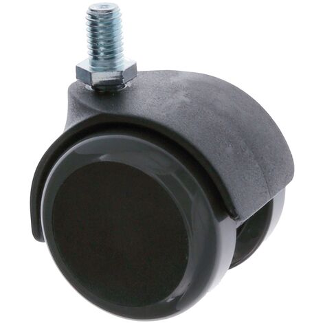 Bürostuhlrolle 50mm Möbelrolle Bodenschonend Ersatzrolle 8mm Ohne Bremse Stück
