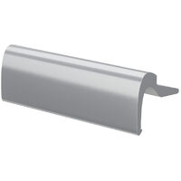 Glasfalzgriff Aluminium Balkontürgriff Terrassentürgriff Ziehgriff Alugriff Türgriff Silber eloxiert