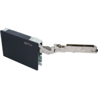 Soft Close Schwarz LF 500-1350 Hochklappenbeschlag Set Frontlift-Klappenbeschlag