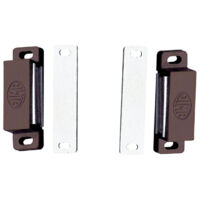 Magnetschnäpper stark 2Stk.Türmagnet Magnetverschluss Haltekraft 3kg Braun
