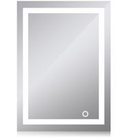 Badezimmerspiegel mit Beleuchtung LED Touch (50x70cm)