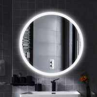 LED Anti-Fog Rund Badspiegel Wandspiegel Badspiegel Mit Peeling