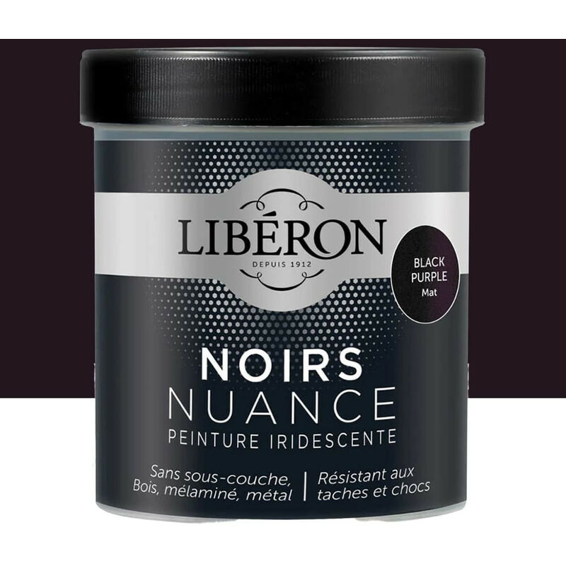 LIBÉRON Peinture Design Touch 0,5L Noir Mat velouté de la marque Libéron