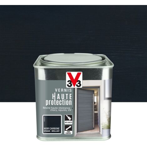 Vernis Haute protection V33 Noir Carbone Brillant 0,75 L