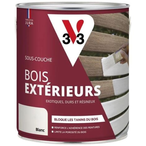 Préparation bois extérieur sous-couche bois noircis V33 aspect bois blanc 2,5L