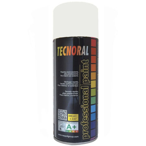 Bombe de peinture TECNORAL (Nespoli) Blanc 0,4 L (1/3)