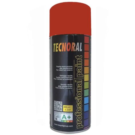 Bombe de peinture TECNORAL (Nespoli) Rouge Chine 0,4 L (1/2)