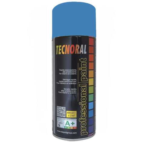 Bombe de peinture TECNORAL (Nespoli) Bleu azur 0,4 L (1/2)