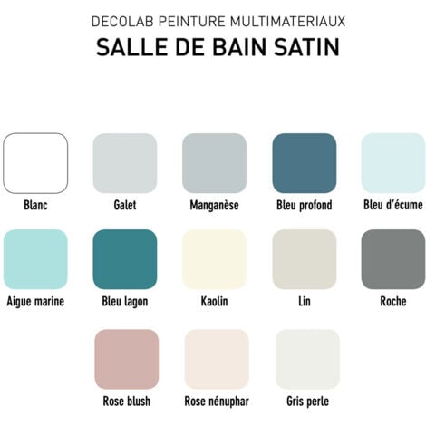 Peinture Multi-Matériaux Salle de bain V33 Deco Lab Bleu d'écume 2 L