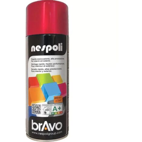 Peinture Aérosol BRAVO NESPOLI - Rouge rubis (180008) 0,4 L