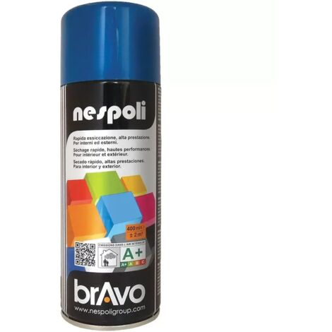 Peinture Aérosol BRAVO NESPOLI - Bleu saphir (180020) 0,4 L