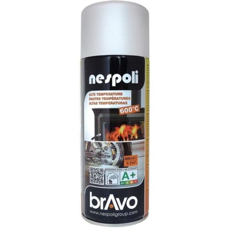 Peinture Aérosol Hautes Températures NESPOLI - Blanc (180602) 0,4 L