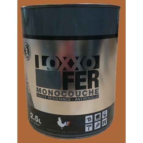 LOXXO Peinture Fer Antirouille Terre de Sienne 2,5 L (1/2)