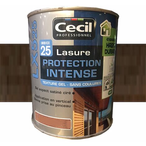 Lasure LX525 Protection Intense CECIL Bois torréfié 5 L
