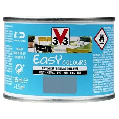 Peinture Easy Colours V33 Bleu fjord 0,125 L
