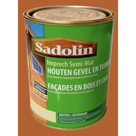 Lasure SADOLIN (Woodlover) Impregnant Semi-mat Noyer africain 0,75 L