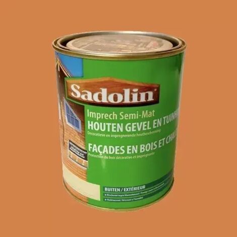 Lasure SADOLIN (Woodlover) Impregnant Semi-mat Marron 0,75 L