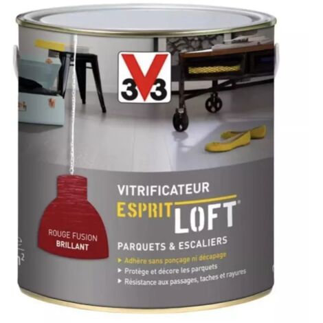 Vitrificateur V33 Esprit Loft Rouge fusion 2,5 L