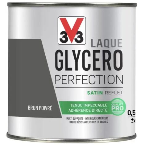 Laque Glycéro Perfection V33 Satin Brun poivré 0,5 L (1/4)