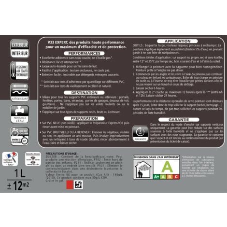 Peinture Expert PVC blanc 2L