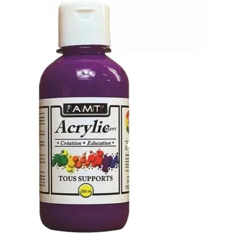 AMT Fevicryl Acrylique éducative & créative Violet (ACE210) 0,200 L