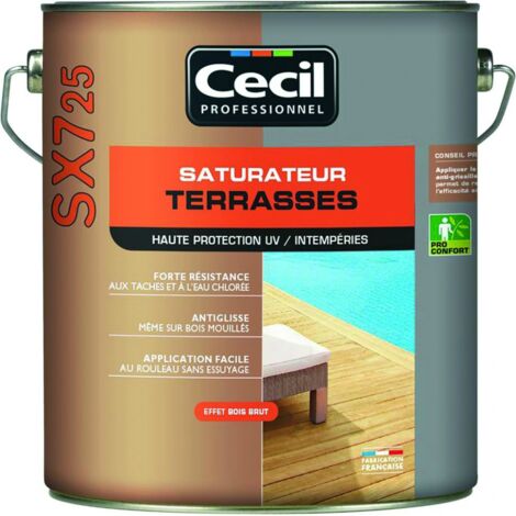 Saturateur Terrasses CECIL SX725 Cèdre gris 5 L (1/3)